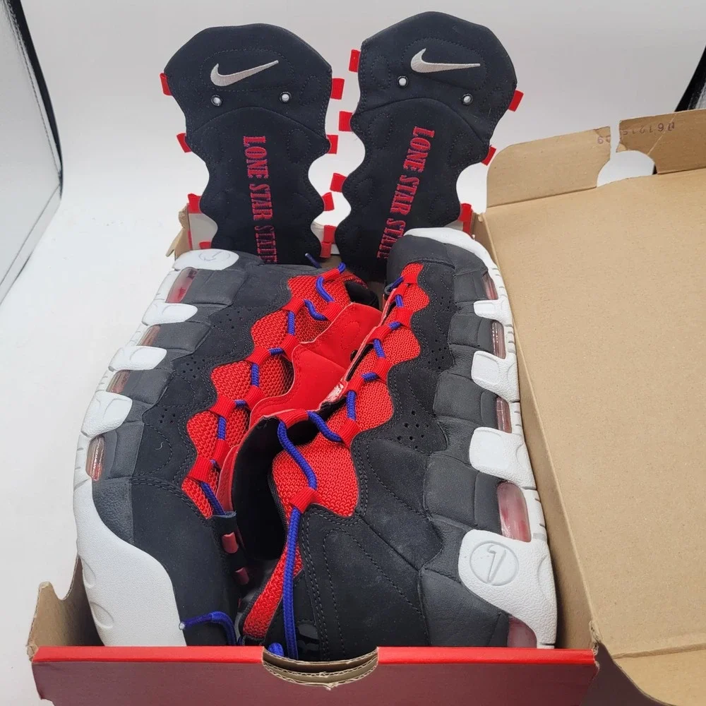 Size 11 Nike Air More Money Lone Star State BV2521 001 Mens Shoes Sneakers Texas